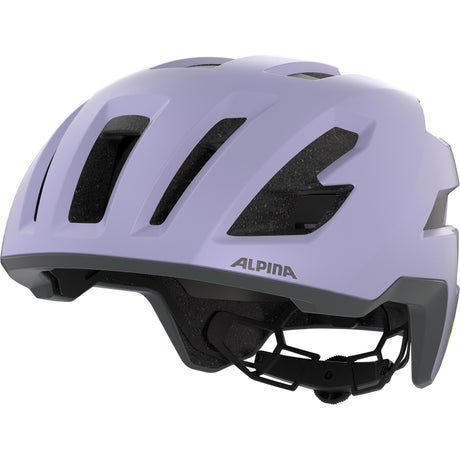 Olimpijska odzież sportowa Alpina Sports Tour, kask taunus żwir mips 55-59 matowy liliowy