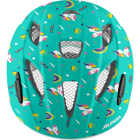 Kask dziecięcy Olympic Sportswear Alpina Sports ximo flash unicorn 49-54 połysk