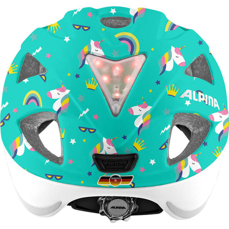 Kask dziecięcy Olympic Sportswear Alpina Sports ximo flash unicorn 49-54 połysk