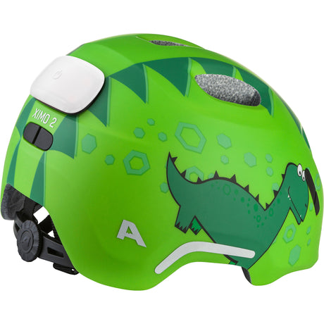 Kask dziecięcy Olympic Sportswear Alpina Sports ximo 2 flash green dino 49-54 mat