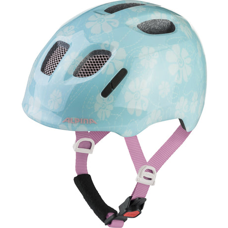 Kask dziecięcy Olympic Sportswear Alpina Sports ximo 2 Aqua Rose Flower 47-51 połysk