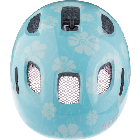 Kask dziecięcy Olympic Sportswear Alpina Sports ximo 2 Aqua Rose Flower 47-51 połysk