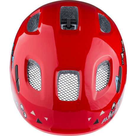 Kask dziecięcy Olympic Sportswear Alpina Sports ximo 2 czerwony uśmiech 45-49 połysk