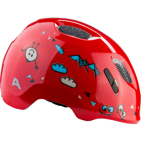 Kask dziecięcy Olympic Sportswear Alpina Sports ximo 2 czerwony uśmiech 49-54 połysk