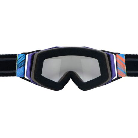 Olimpijska odzież sportowa Alpina Sports okulary sportowe cyrkowe matowe fioletowe