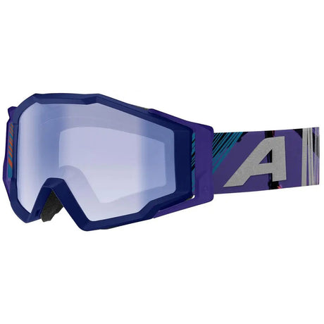 Olimpijska odzież sportowa Alpina Sports okulary sportowe cyrkowe matowe fioletowe