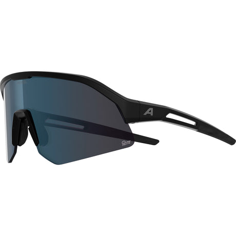 Olimpijska odzież sportowa Alpina sportowe okulary sportowe sonic hr m q-lite niebieskie soczewki, matowa czerń