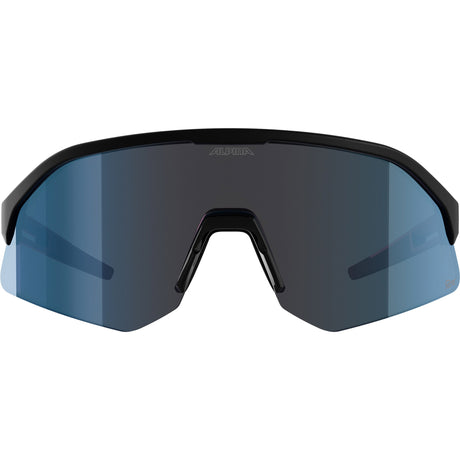 Olimpijska odzież sportowa Alpina sportowe okulary sportowe sonic hr m q-lite niebieskie soczewki, matowa czerń