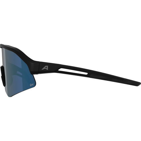 Olimpijska odzież sportowa Alpina sportowe okulary sportowe sonic hr m q-lite niebieskie soczewki, matowa czerń
