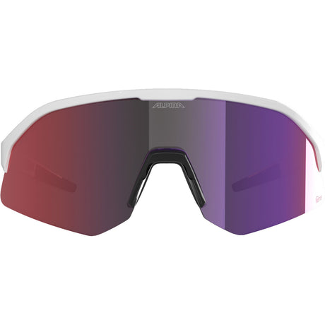 Olimpijska odzież sportowa Alpina sportowe okulary sportowe sonic hr m q-lite połysk biały