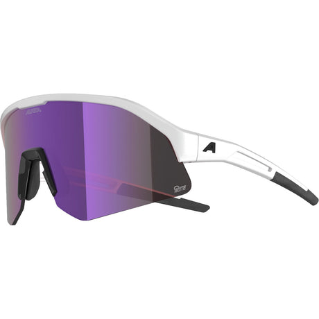 Olimpijska odzież sportowa Alpina sportowe okulary sportowe sonic hr m q-lite połysk biały