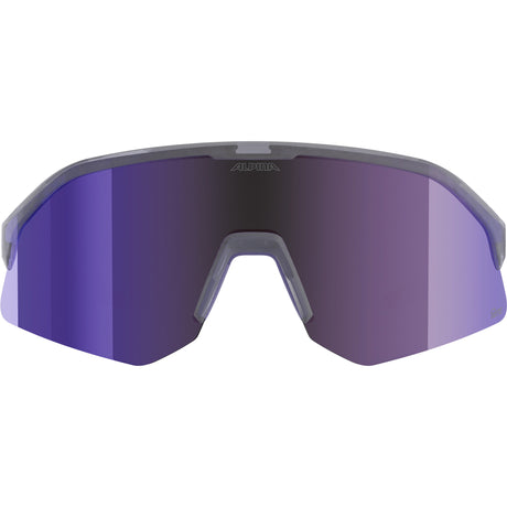 Olimpijska odzież sportowa alpina sportowe okulary sportowe sonic hr m q-lite połysk liliowy