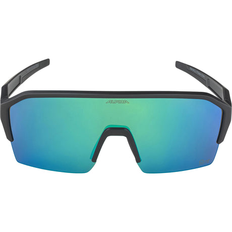 Olimpijska odzież sportowa alpina sportowe okulary sportowe ram hr q-lite jade lustrzane soczewki czarne
