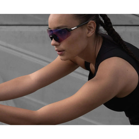 Olimpijska odzież sportowa Alpina sportowe okulary sportowe turbo air q-lite matowa czerń