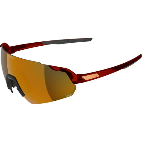 Olimpijska odzież sportowa Alpina sportowe okulary sportowe turbo air q-lite matowe czerwone