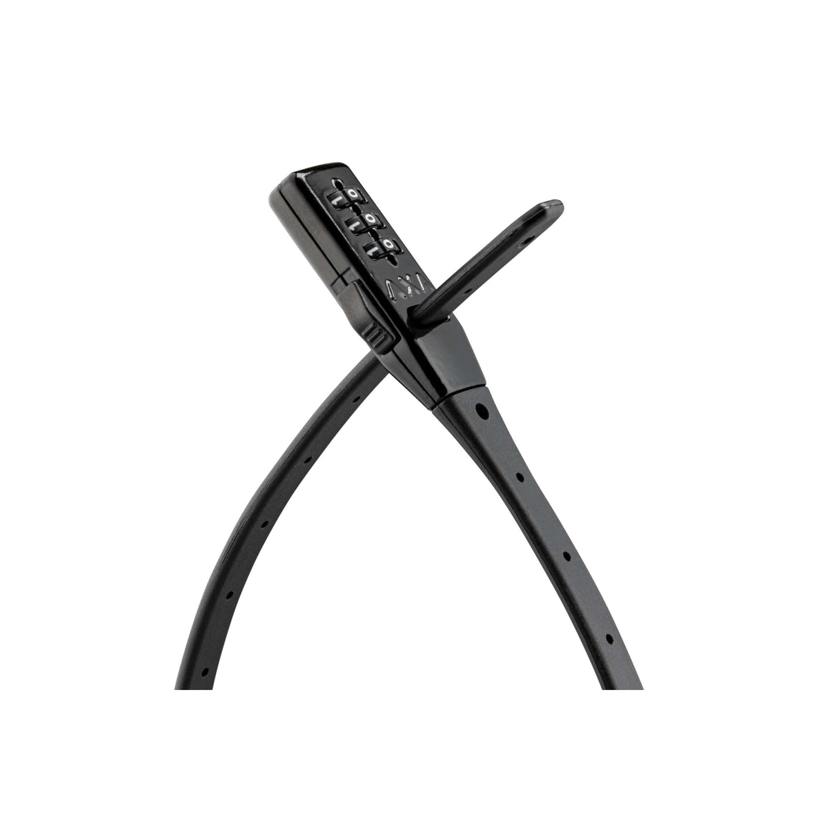 Axa kabelslot code zipper zwart
