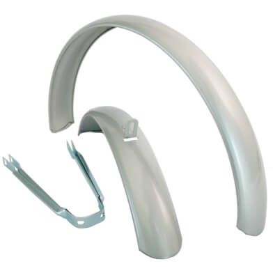Zestaw fender stalowy 20 srebrny ATB