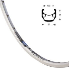 Obręcz Rigida Ryde 28 Chrina Alu 20mm 36 14