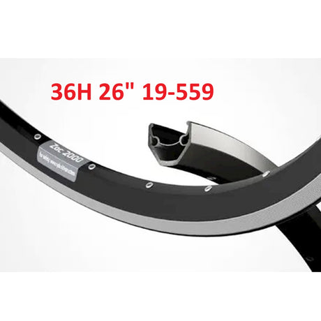 Rigida Velg 26 ZAC2000 ZW 24,6 mm 36 14