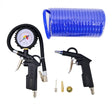 Awtools pneumatische set 6el. pomp- en blaaspistolen + slang + tip