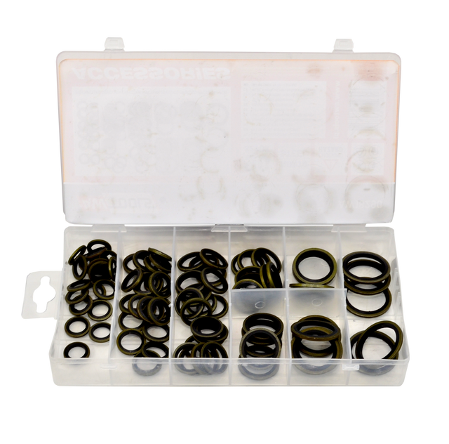Awtools metaalrubberkussens 90szt. mix