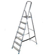 Awtools aluminiumladder 150kg 7 vrije stand graden
