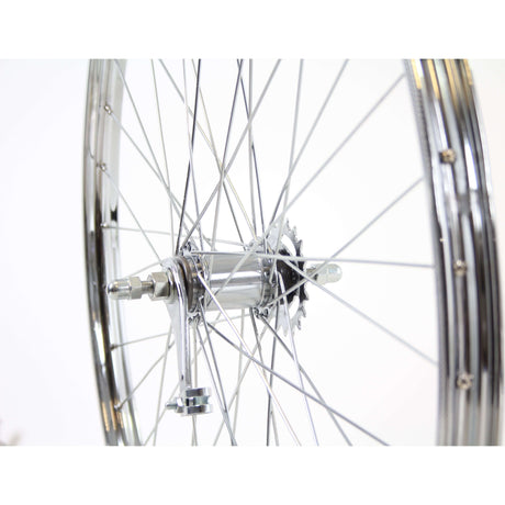 Tylne koło Roland 28 x 1 3 8 Shim HL32 Alu Rim ze stali nierdzewnej Spk