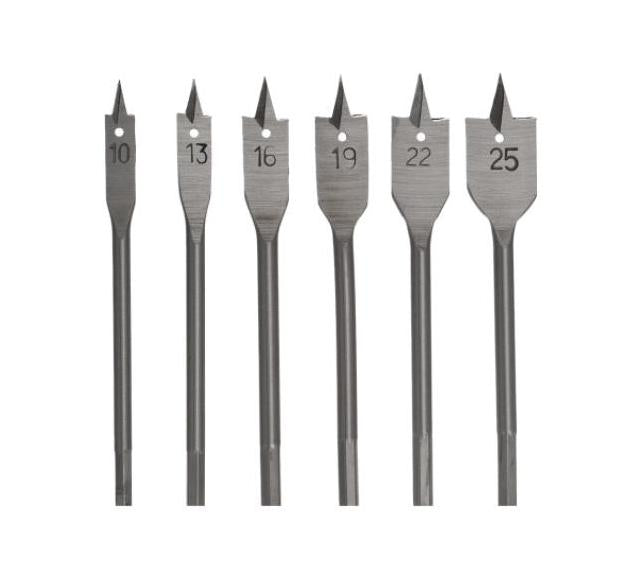 Awtools messenboormachines 10-25mm 6szt. 10 13 16 19 22 25mm
