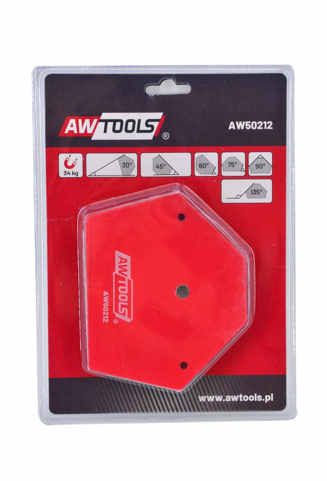 Awtools magnetische lashoek 34kg 110x137x24 mm