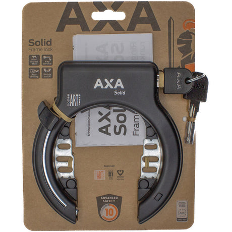 Solidne czarne mocowanie błotnika Axa Frame Lock (karta)