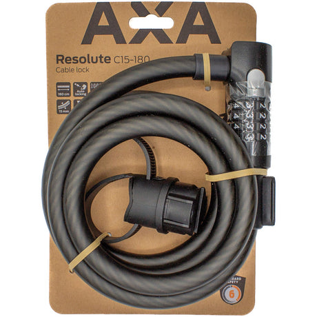 Blokada kablowa Axa Resolute C15 180 kod (karta)