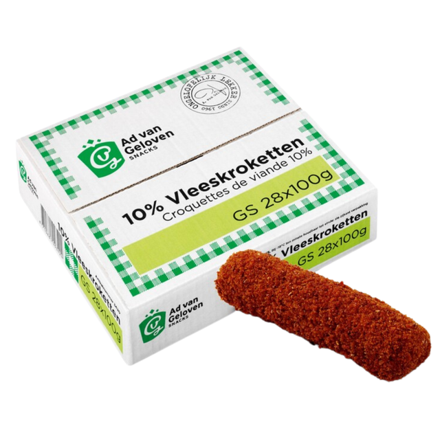 Ad van Faith Krokiet mięsny 10% (28x 100 gr)