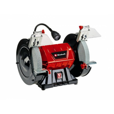 Elektryczna szlifierka stołowa Einhell tc-bg 200 l - 400 w - 2980 t min - ø200x32x25 mm - w zestawie. 2x kamień szlifierski (1x k36, 1x k60)
