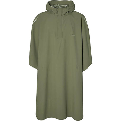 Basil poncho hoga unisex olive green one size