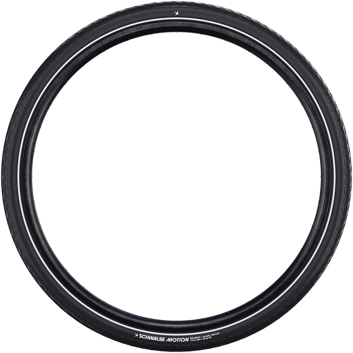 Schwalbe Clincher Motion duże jabłko 50-622 +r czarny