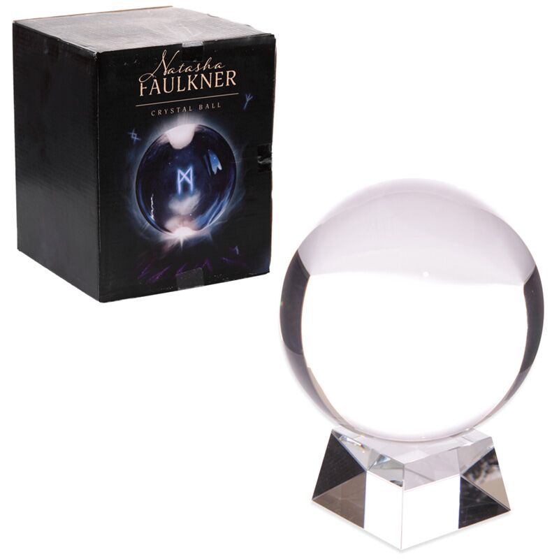 Kryształowa kula w pudełku upominkowym - 14 cm