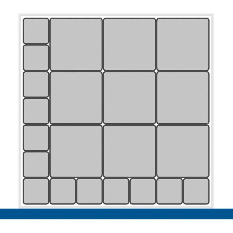 Szuflada do pieczenia Bott cubio 65x65