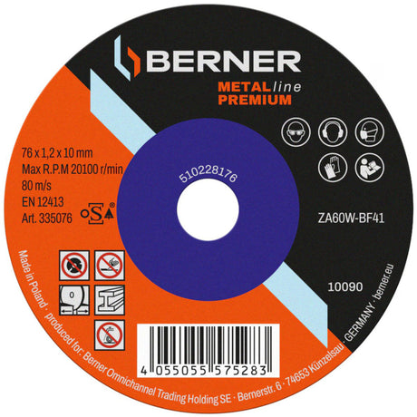 Ściernica Cema Berner Metalline Premium 76mm (25szt)