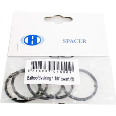 Hulzebos Cycle Parts b.v. hh nakrętka głowicy kierownicy 1.1 8 czarna (5)
