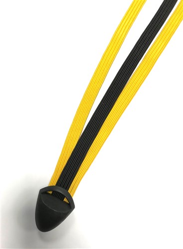 Szerokie trio Snelbinder Hakhaak Geel 45 cm 20 cali
