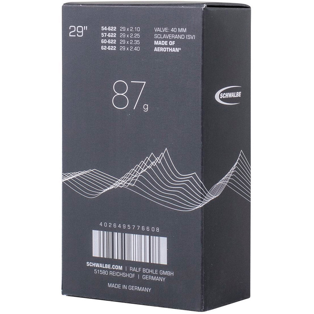 Schwalbe Wewnętrzna rurka SV19E Aerothan 54 62-622 IB 40 mm
