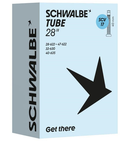 Dętka Schwalbe scv17 28 cali 28 47-622 635 zawór klik 40mm