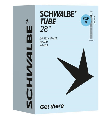Dętka Schwalbe scv17 28 cali 28 47-622 635 zawór klik 60mm