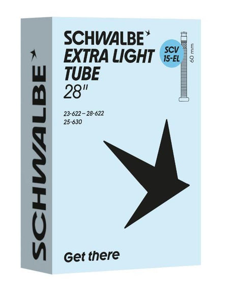 Dętka Schwalbe scv15-el 23 28-622 630 60mm czarna