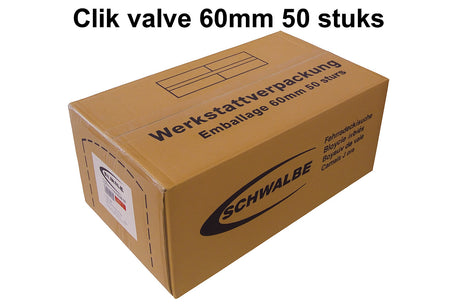 Dętka Schwalbe 23 30-622 630 scv15 zawór zatrzaskowy 60mm opakowanie warsztatowe 50 sztuk