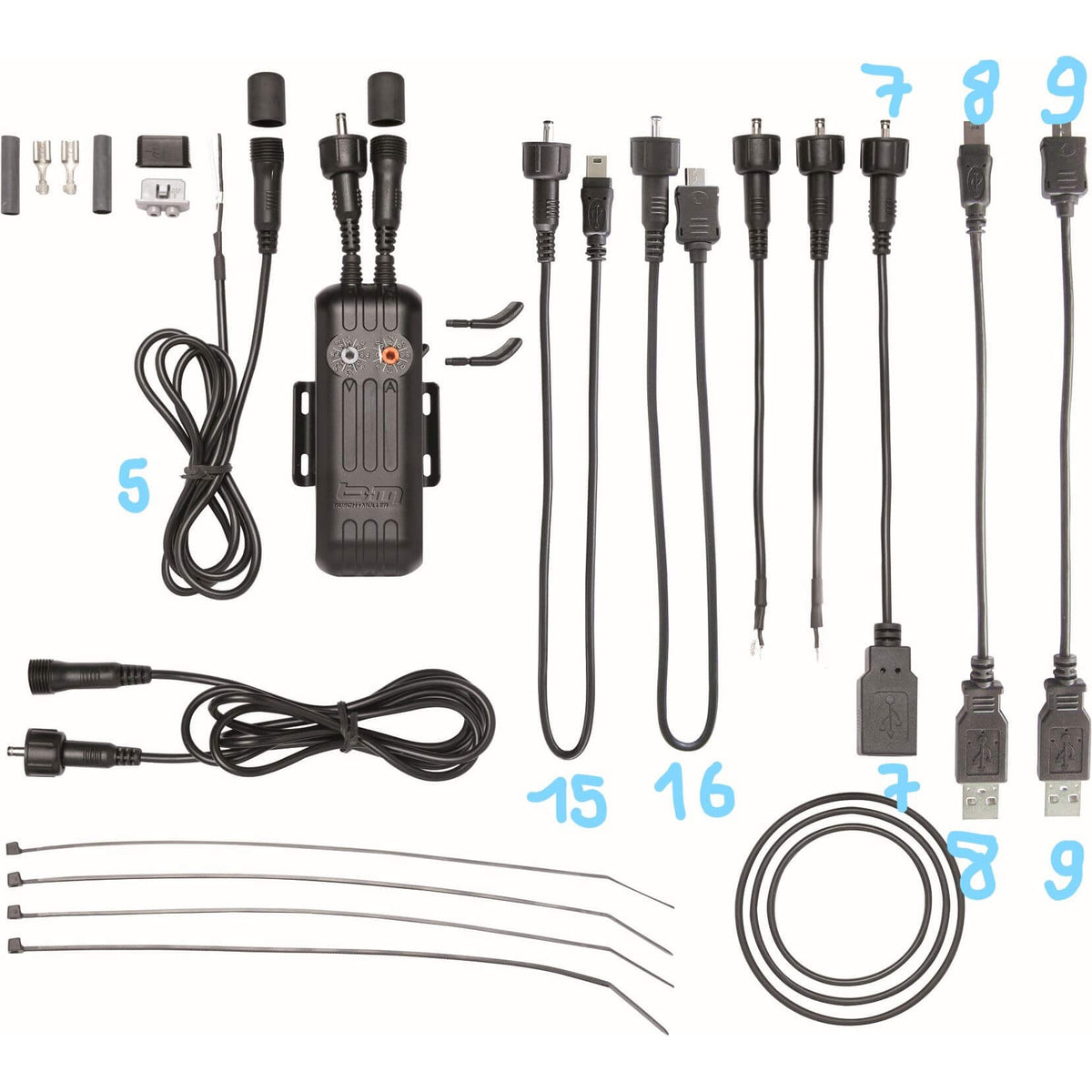 Busch + Müller Cable E-Work NR 8 USB do mini USB