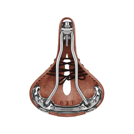 Brooks B17 krótki rzeźbiony - antyczny brąz