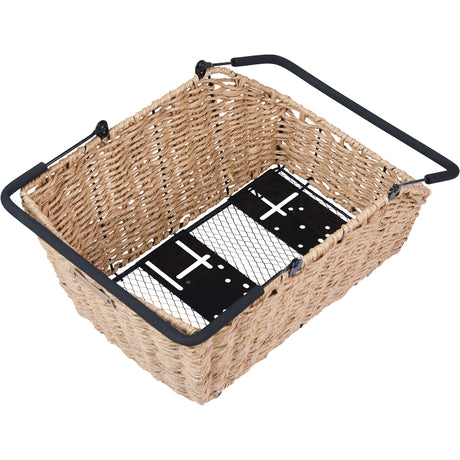 Basil Kosz rowerowy cento rattan look multi system 40 x 25 x 12 cm - trawa morska