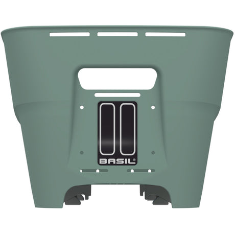 Koszyk rowerowy Basil cento neo wsl tył 46 x 23 x 14 cm - zielony