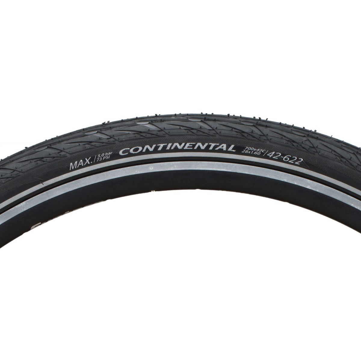 Continental Tire Contact Plus City 42-622 (28x1.60) Czarny odruch